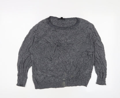 Womens UK Size M J.CREW Grey Jumper Jumper