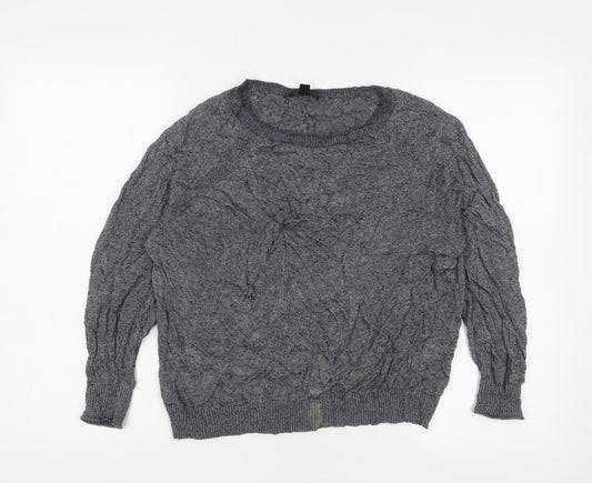Womens UK Size M J.CREW Grey Jumper Jumper