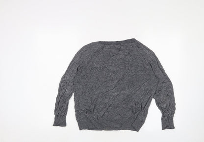 Womens UK Size M J.CREW Grey Jumper Jumper