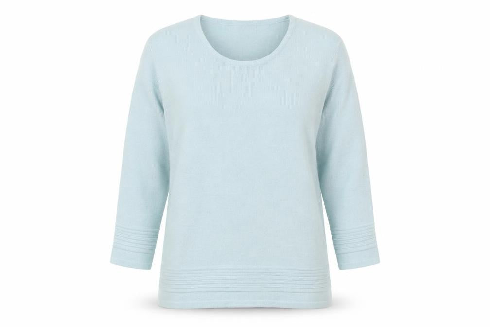 Womens UK Size 10 Eastex Blue Pullover Jumper