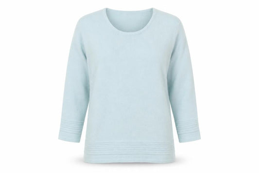Womens UK Size 10 Eastex Blue Pullover Jumper