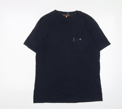 Mens UK Size M Ben Sherman Blue  T-Shirt