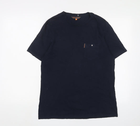 Mens UK Size M Ben Sherman Blue  T-Shirt