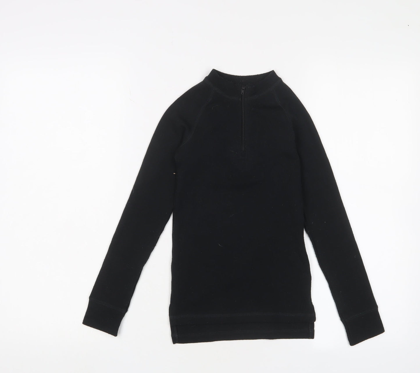 Trespass Boys Black Fleece Full Zip Sweatshirt 5-6 Years