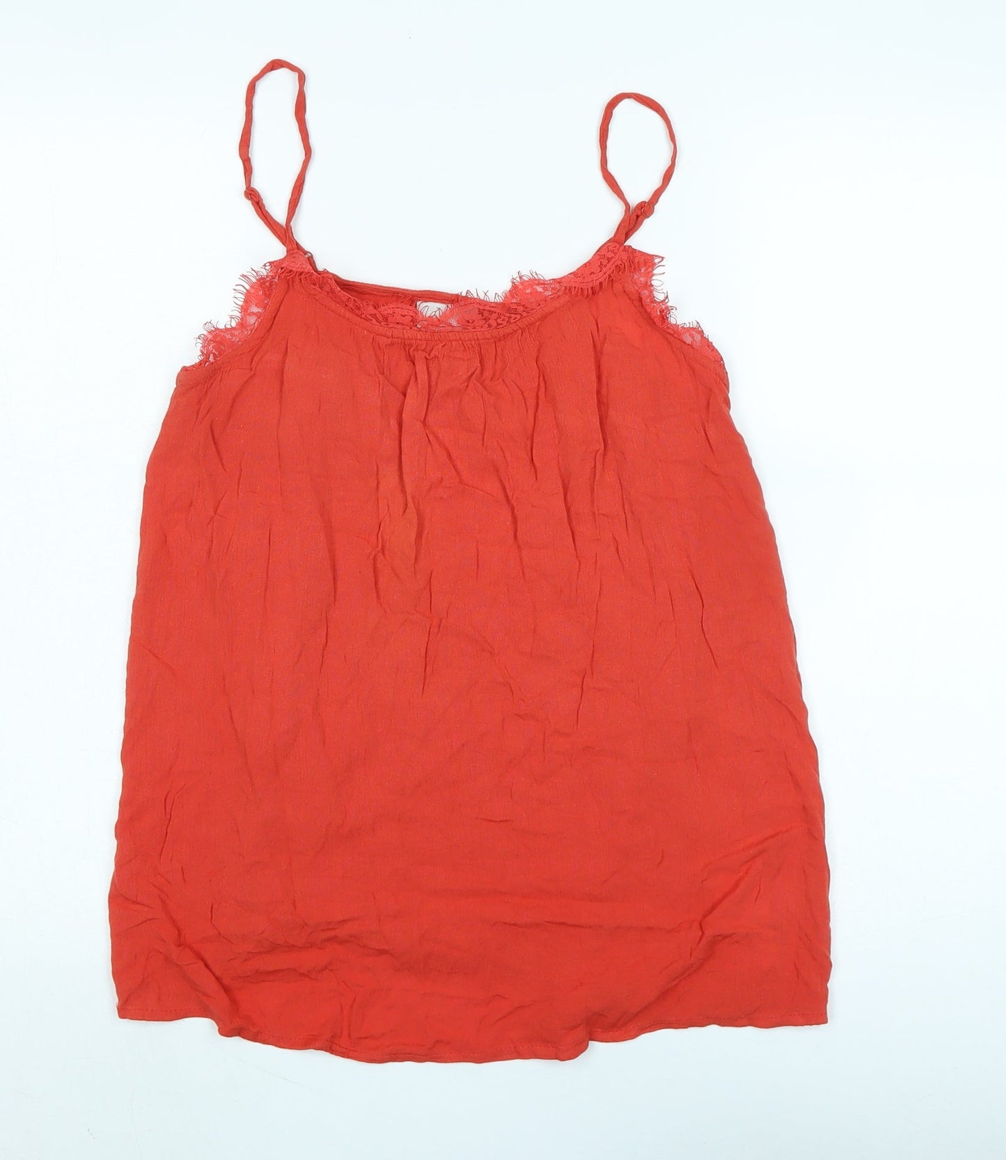 Womens UK Size M ICHI Red Camisole Tank