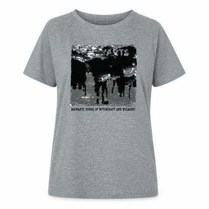 Unisex Adults UK Size L Harry Potter Grey Basic T-Shirt