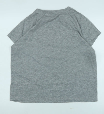 Unisex Adults UK Size L Harry Potter Grey Basic T-Shirt
