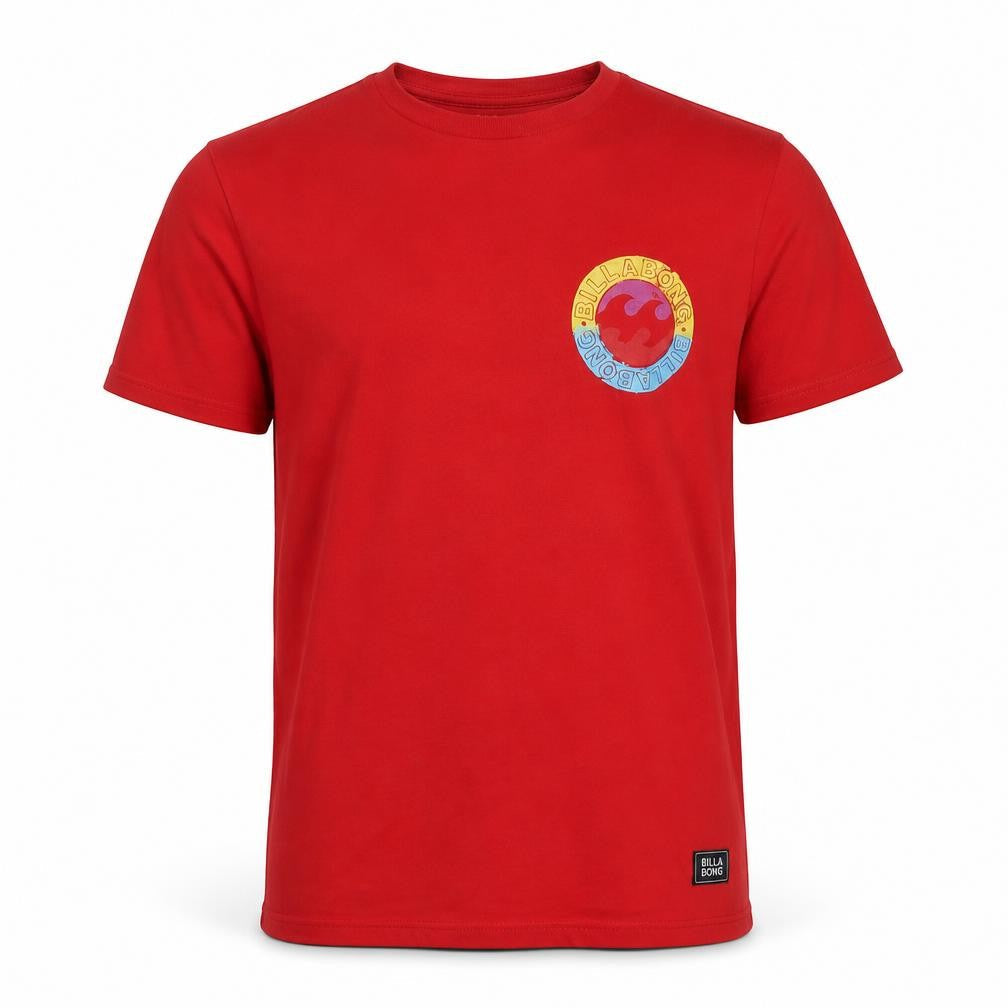 Mens UK Size XS Billabong Red  T-Shirt