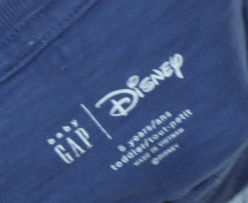 Gap Boys Blue Mickey Mouse T-Shirt 5 Years