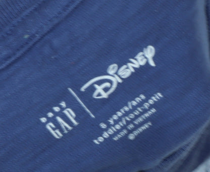 Gap Boys Blue Mickey Mouse T-Shirt 5 Years