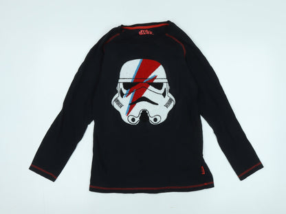 Marks and Spencer Boys Star Wars Black XS T-Shirt
