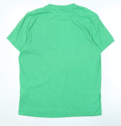 Mens UK Size M Champion Green  T-Shirt