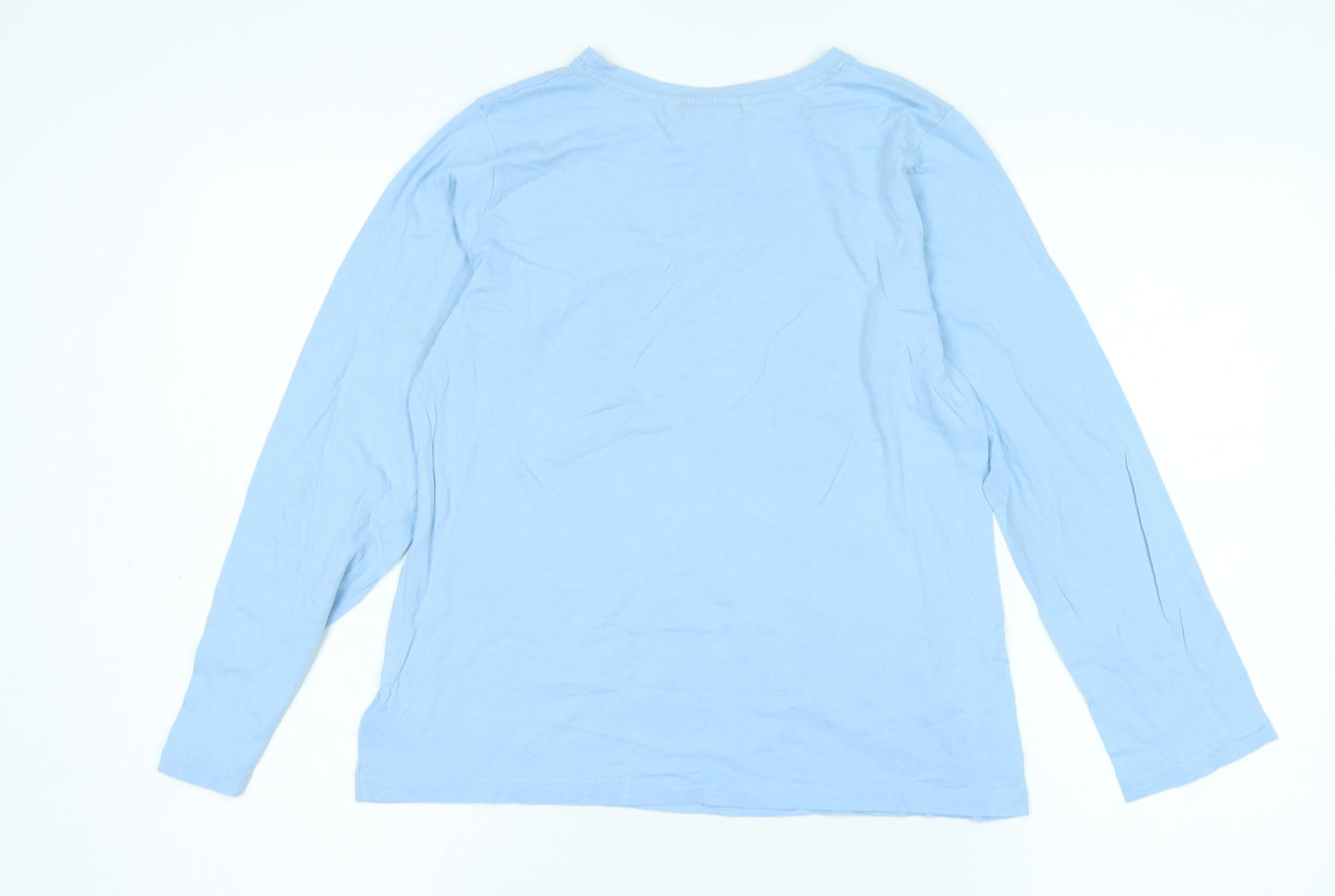 Manchester City Boys Blue Long Sleeve T-Shirt 11-12 Years