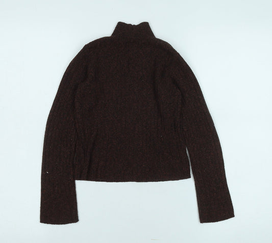 Womens UK Size XS BDG Brown Pullover Jumper