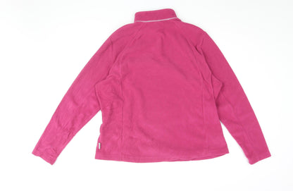 Quechua Women's Pink 1/2 Zip Sweatshirt 2XL