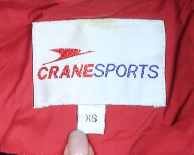Mens UK Size XS Crane Sports Multicoloured Anorak Coat