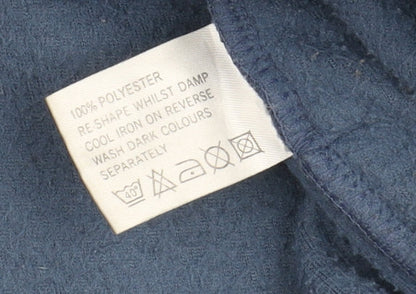 Mens UK Size M CS Active Blue 1/4 Zip Sweatshirt