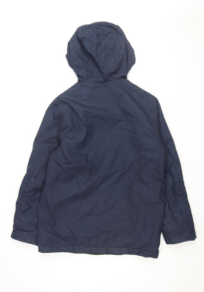 Mens UK Size S Divided Blue Hooded