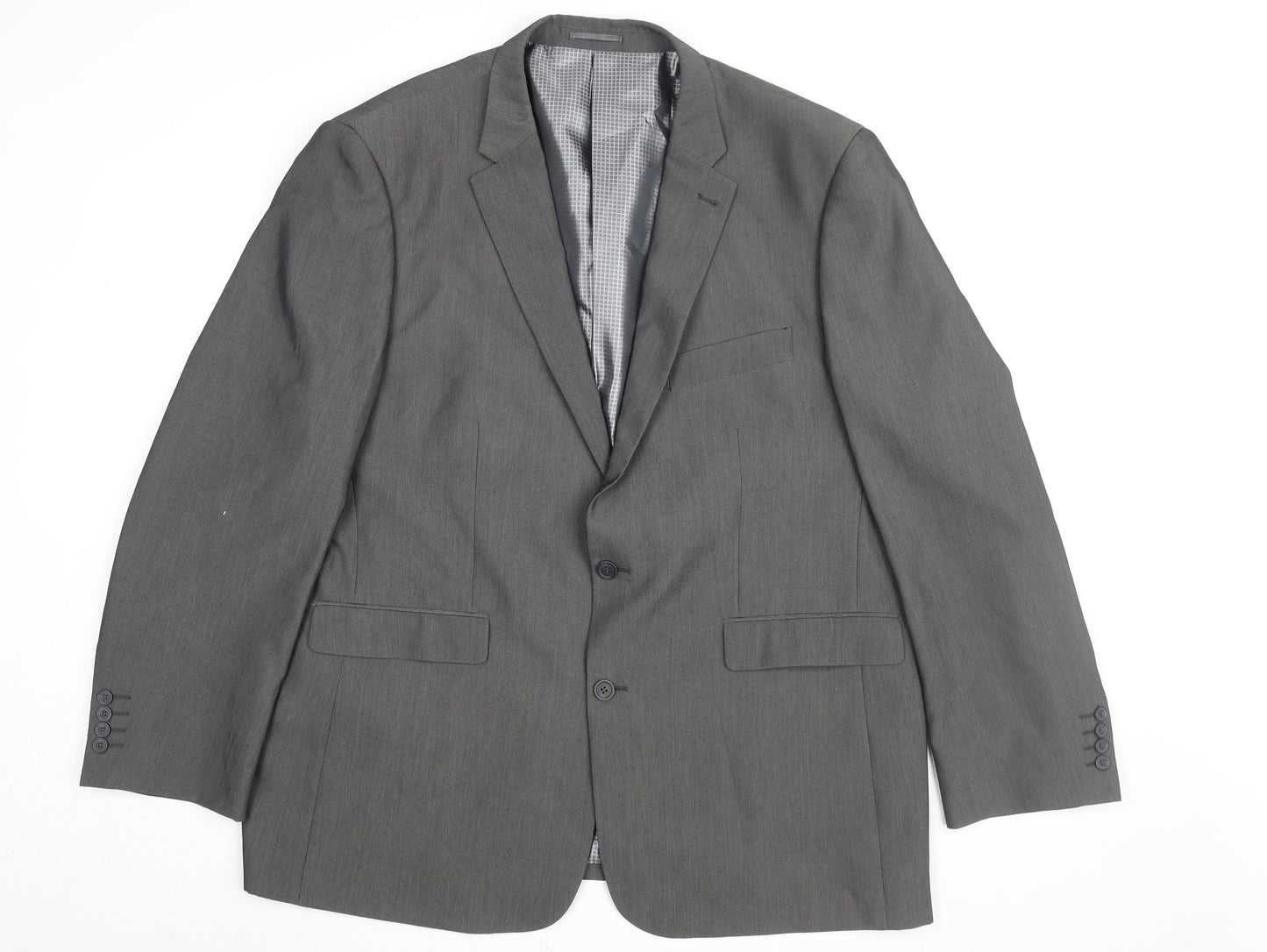 Mens UK Size 54 Greenwoods Regular Grey Suit Jacket