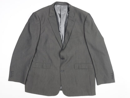 Mens UK Size 54 Greenwoods Regular Grey Suit Jacket