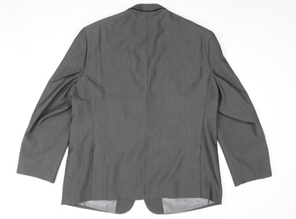 Mens UK Size 54 Greenwoods Regular Grey Suit Jacket