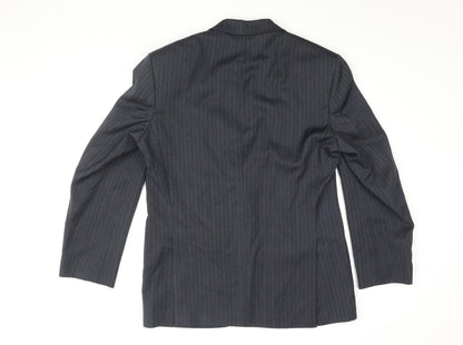 Mens UK Size 38 Marks and Spencer Regular Blue Suit Jacket