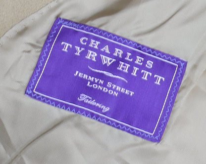 Mens UK Size UK 20 Charles Tyrwhitt Beige Overcoat