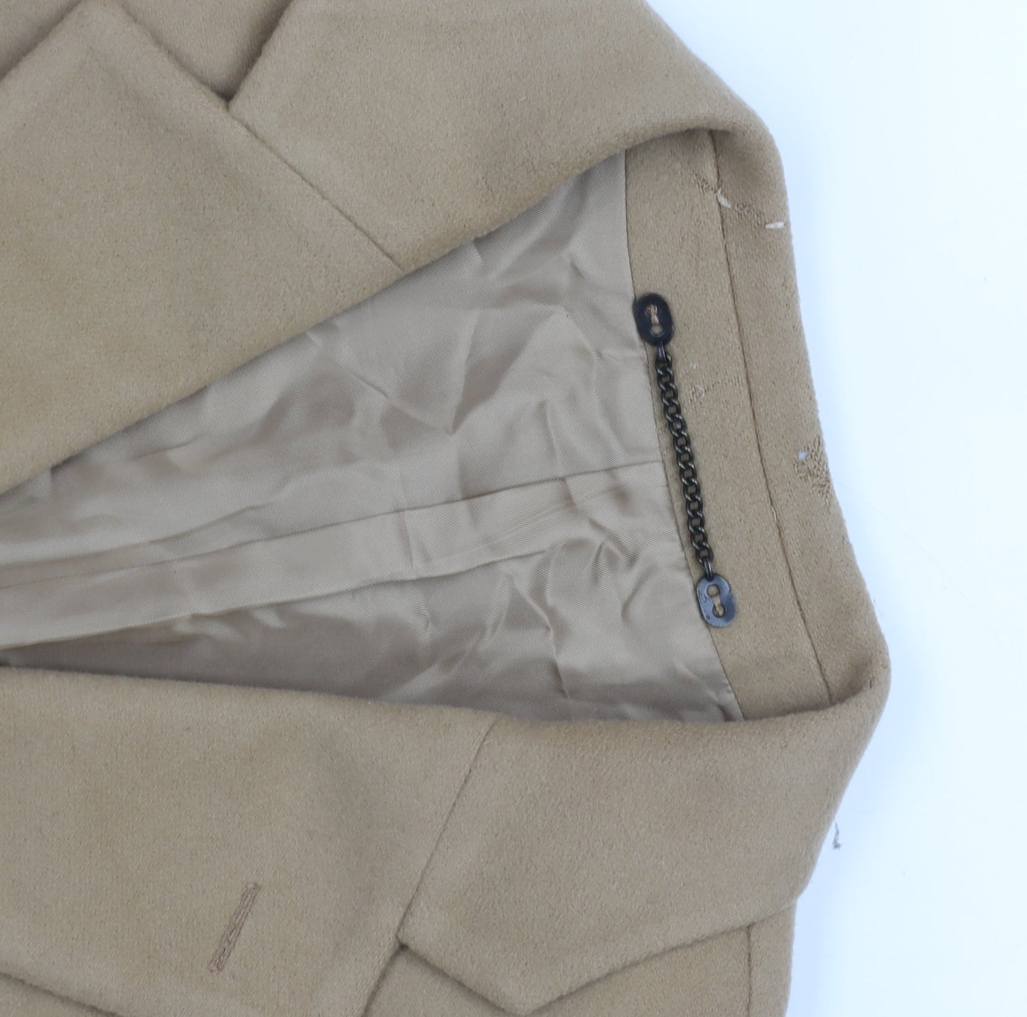 Mens UK Size UK 20 Charles Tyrwhitt Beige Overcoat