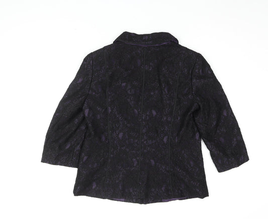 Marks and Spencer Women's Black Lace Jacket Size 10