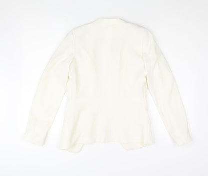 H&M Women's Ivory Blazer, Size 4, Modern Casual