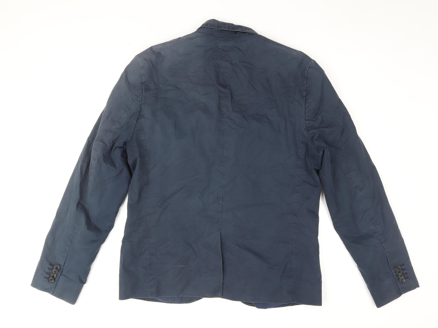Mens UK Size 40 Topman Blue Basic Jacket
