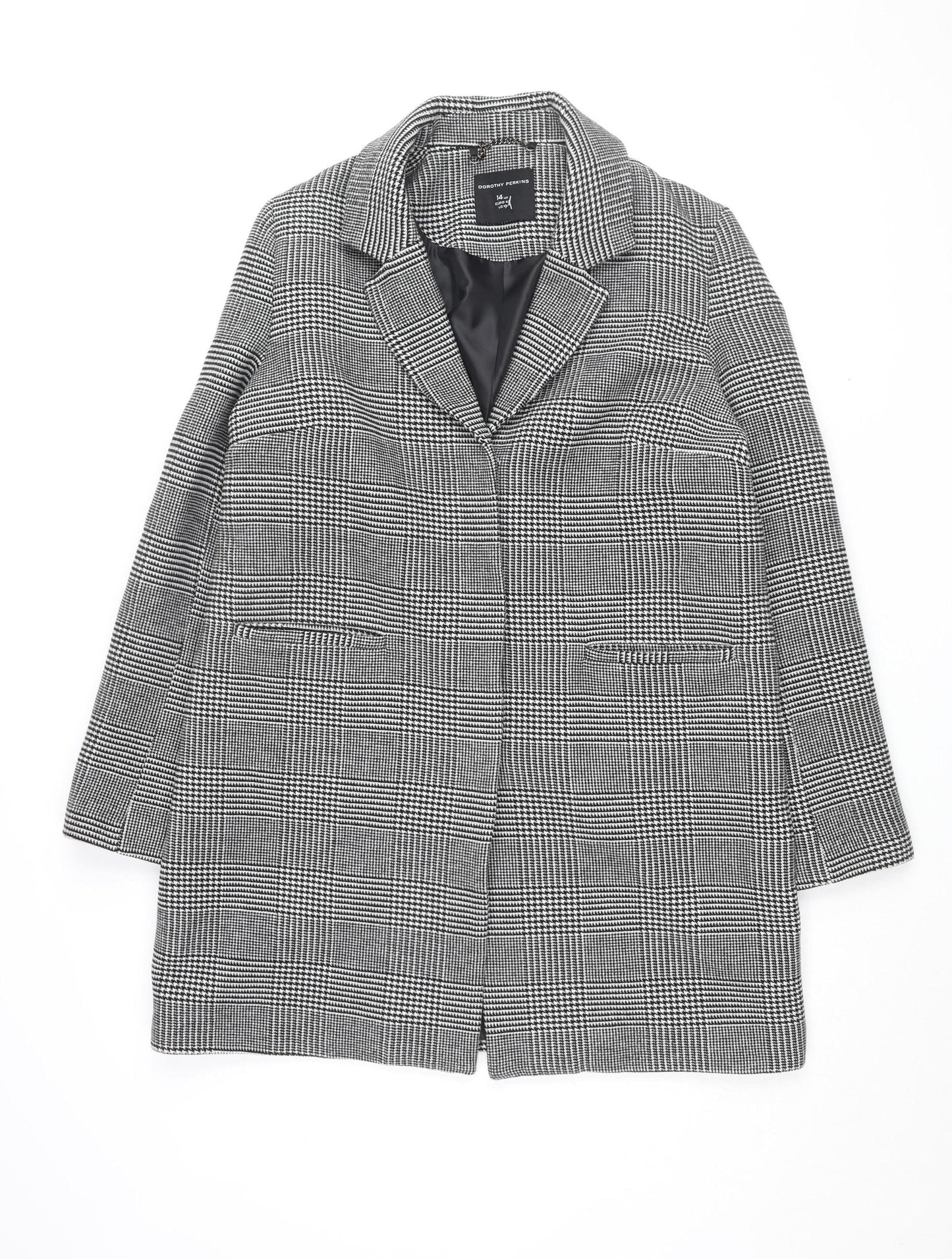 Womens UK Size 14 Dorothy Perkins Multicoloured Pea Coat
