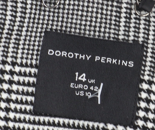 Womens UK Size 14 Dorothy Perkins Multicoloured Pea Coat