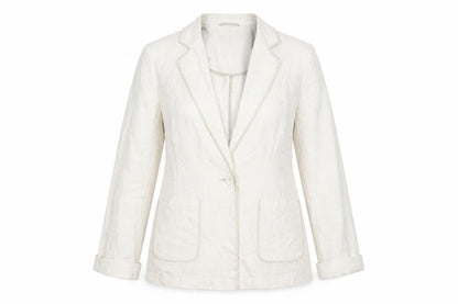 Womens UK Size 10 Per Una Ivory Basic Jacket