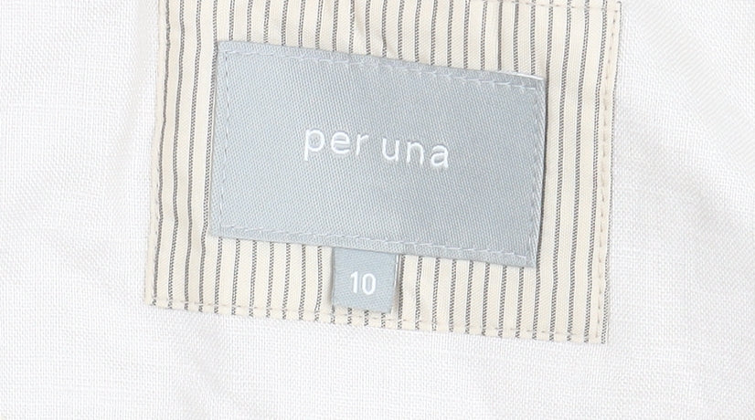 Womens UK Size 10 Per Una Ivory Basic Jacket