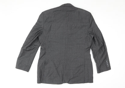Hacoupian Men's Grey Wool Suit Jacket 50 Classic