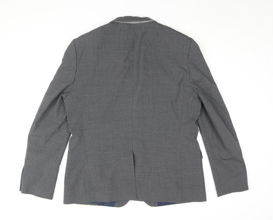Mens UK Size 42 Marks and Spencer Regular Grey Suit Jacket