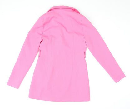 Womens UK Size 6 PRETTYLITTLETHING Pink Basic Jacket