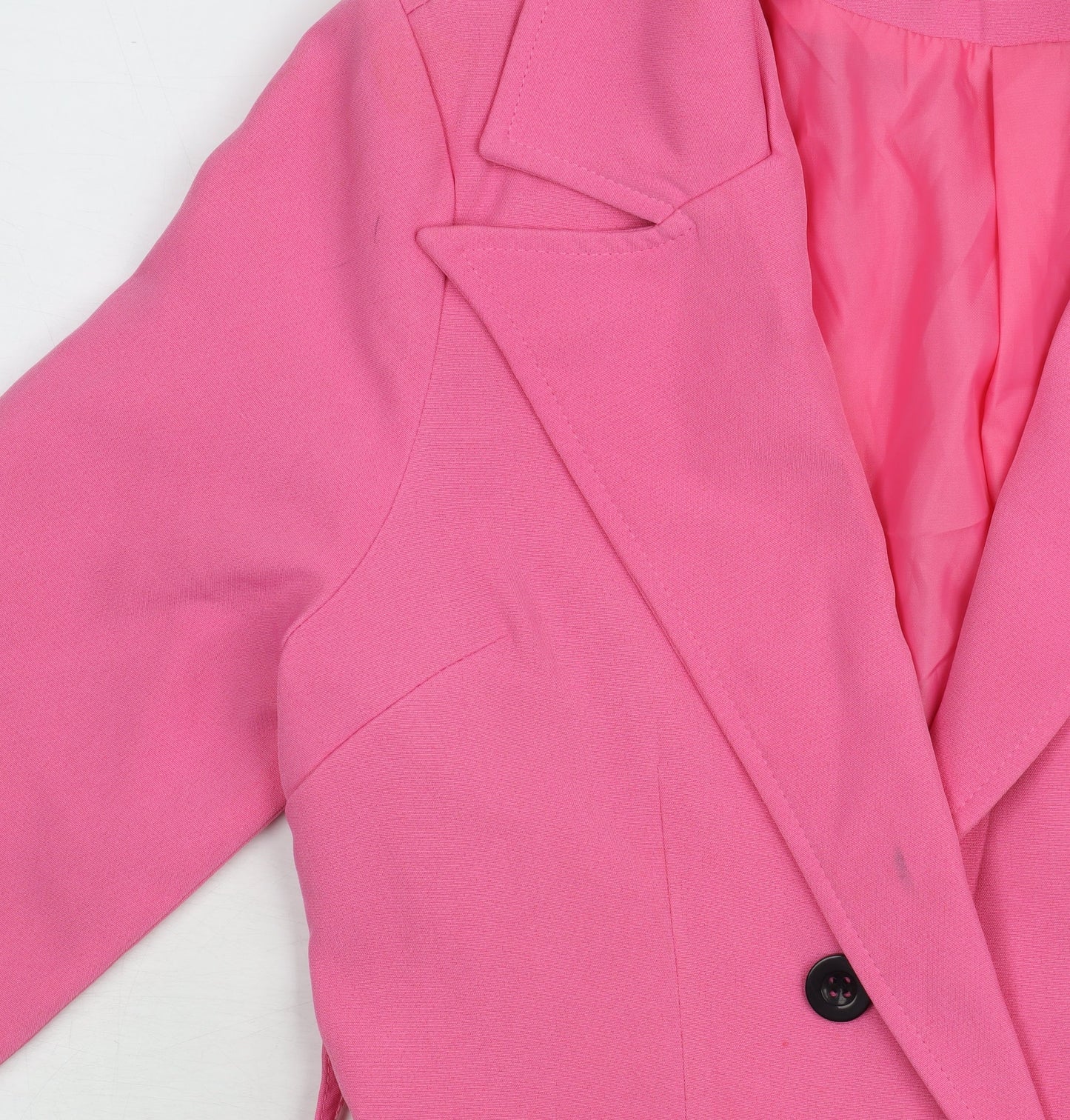 Womens UK Size 6 PRETTYLITTLETHING Pink Basic Jacket