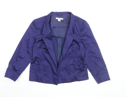 Marella Women's Blue Blazer Size 12 Classic Twill