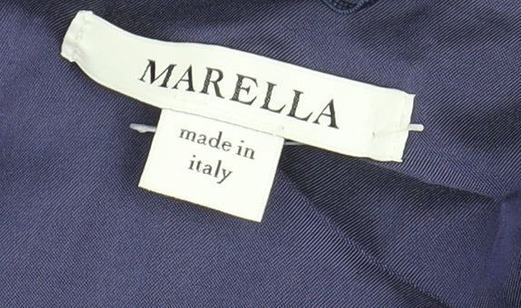 Marella Women's Blue Blazer Size 12 Classic Twill