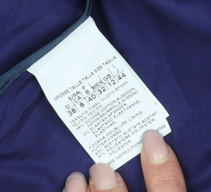 Marella Women's Blue Blazer Size 12 Classic Twill