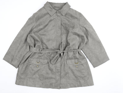 Womens UK Size XL Bonmarché Grey Basic Jacket