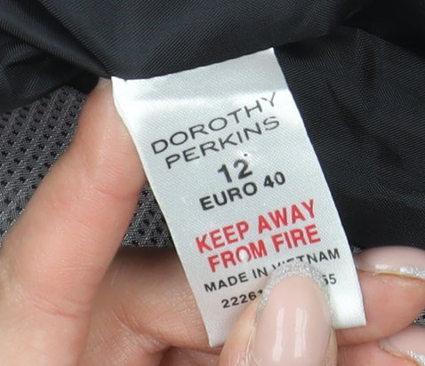 Dorothy Perkins Women's Black Blazer, Size 12, Business Style