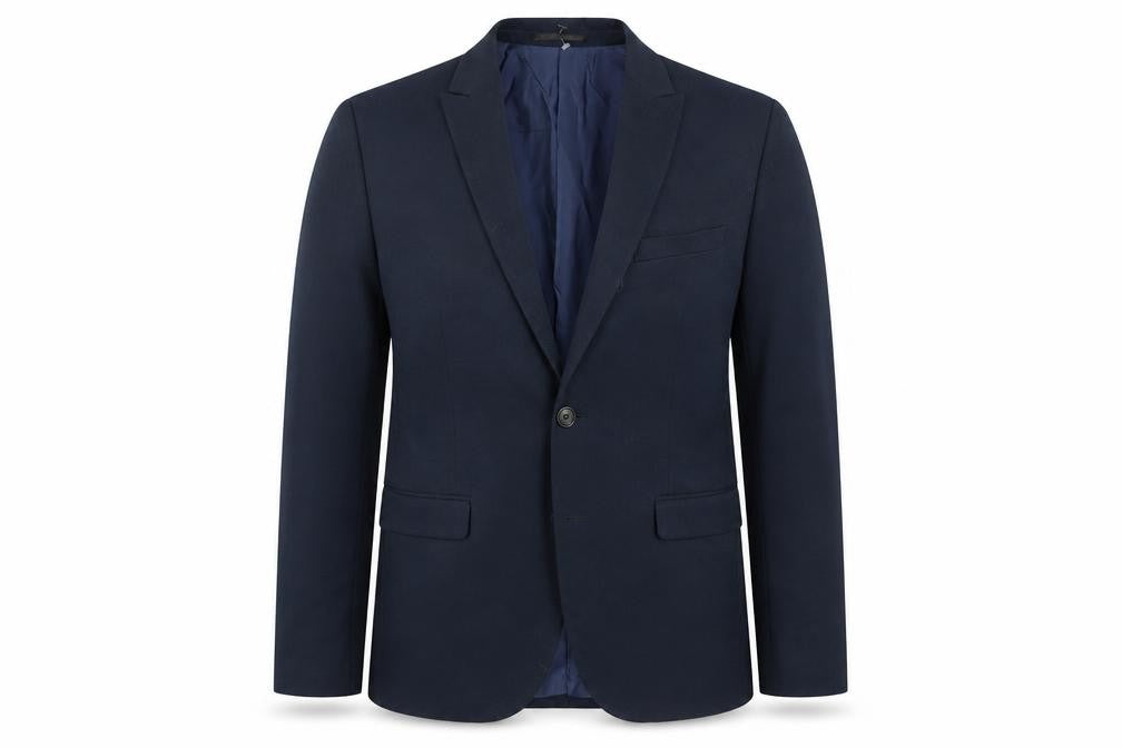 Mens UK Size 40 Topman Regular Blue Suit Jacket