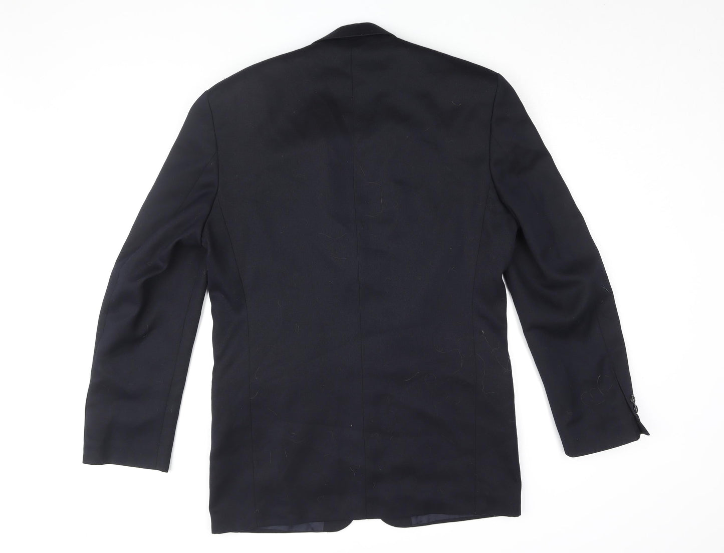 Mens UK Size 40 Burton Menswear Regular Black Suit Jacket