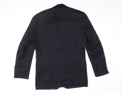 Mens UK Size 40 Burton Menswear Regular Black Suit Jacket