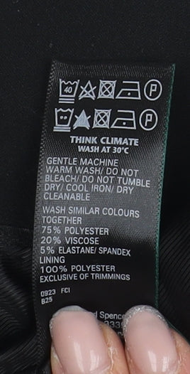 Marks and Spencer Women's Black Suit Jacket, Size 12