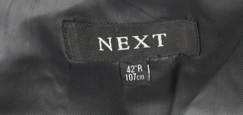 Mens UK Size 42 NEXT Regular Black Suit Jacket