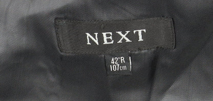Mens UK Size 42 NEXT Regular Black Suit Jacket